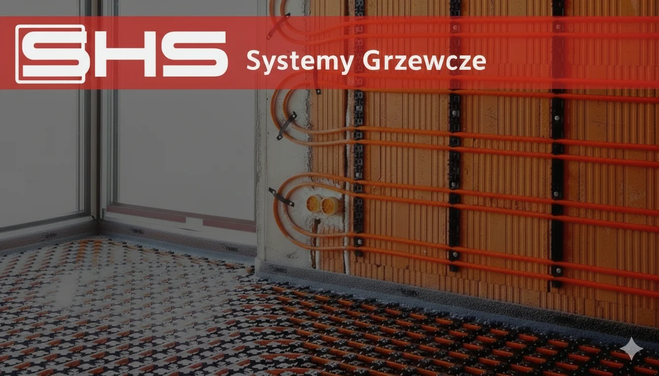 Wykres sprawności pompy ciepła a temperatura zasilania